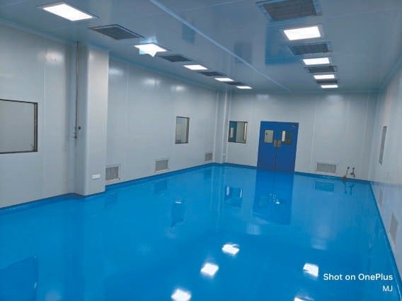 Rinac insulated sandwich panels installed in a cleanroom facility with controlled environment